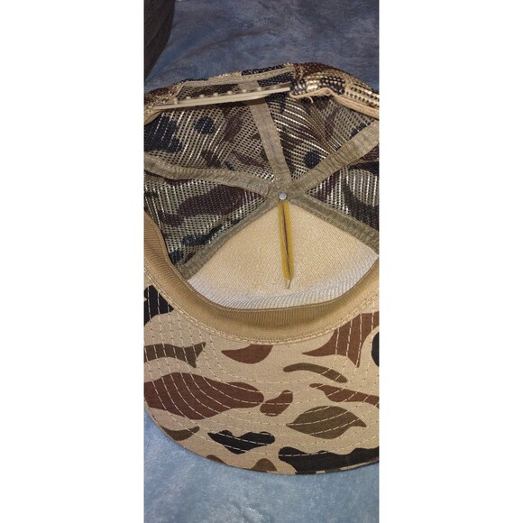 Vintage Buck Deer Trucker Hat OSFA Camo Hunting Cap Snapback - Picture 3 of 7